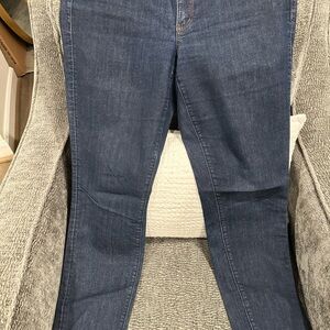 LOFT Women's Skinny Jeans - Dark Blue